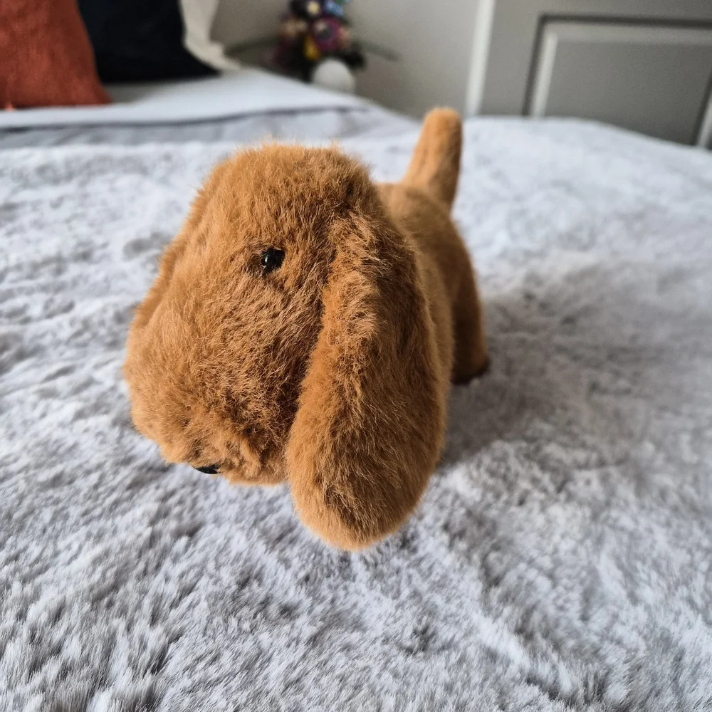 Plush Small Pet Toy - Brown Floppy-Eared Puppy